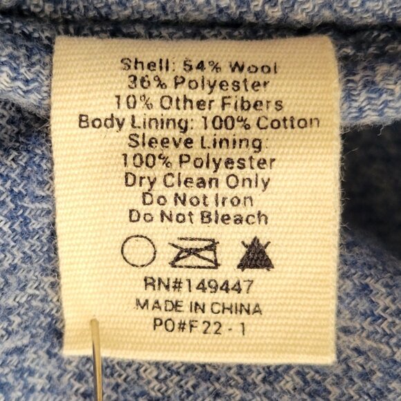 The Normal Brand Brightside Heavyweight Flannel Lined Wool Blend Jacket - Picture 14 of 16